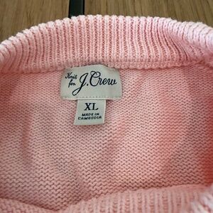 JCrew Men's Crewneck Sweater- Size XL, Light Pink
